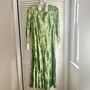 Tuckernuck Provence toile Bristow midi dress XS